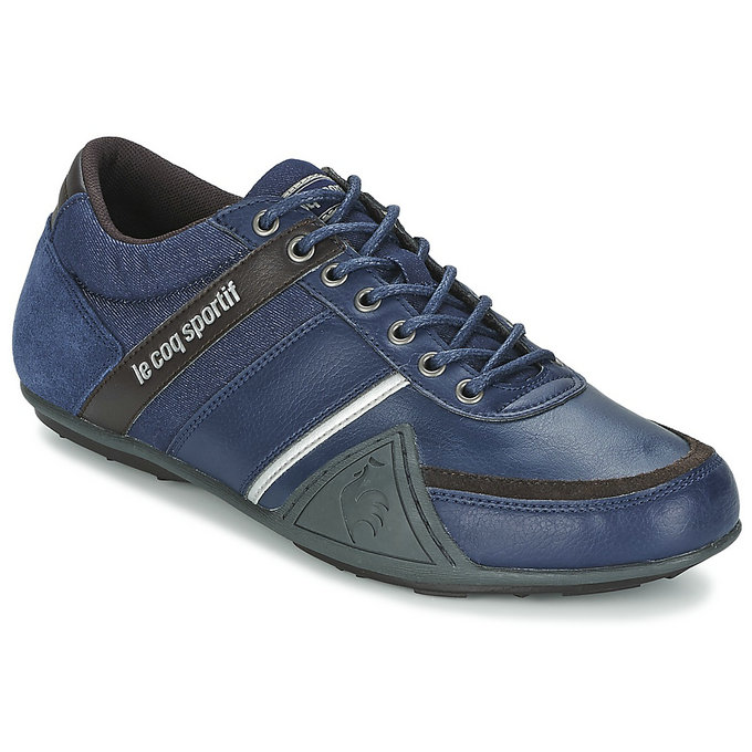 Le Coq Sportif Andelot S Lea/Denim Bleu - Chaussures Baskets Basses Homme